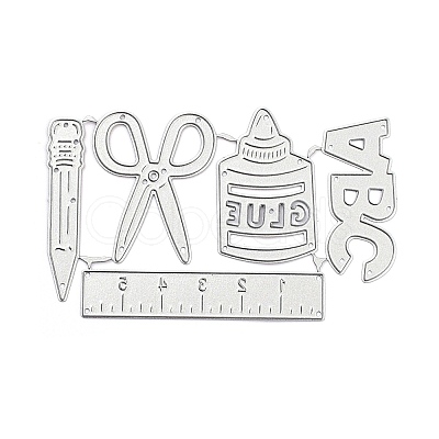 Study Supplies Carbon Steel Cutting Dies Stencils DIY-P076-50-1