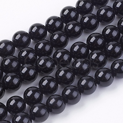 Natural Tourmaline Bead Strands G-H1603-6mm-1