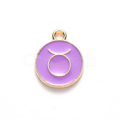 Alloy Enamel Pendants X-ENAM-S124-01A-01C-1