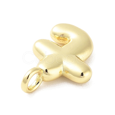 Rack Plating Brass Balloon Letter Pendants LS-KK-C050-01G-T-1