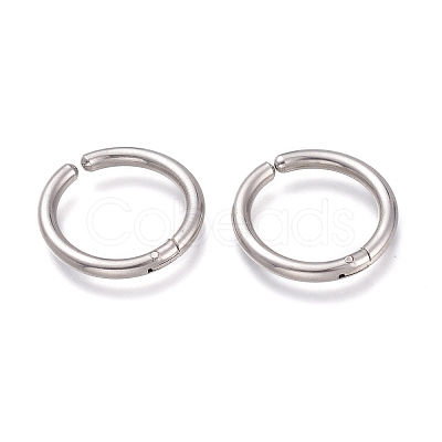 Non-Tarnish 201 Stainless Steel Clip-on Earrings EJEW-L256-04D-P-1