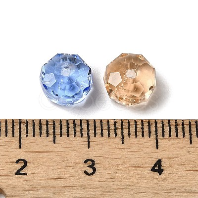 Transparent K9 Glass Beads GLAA-E048-02-1