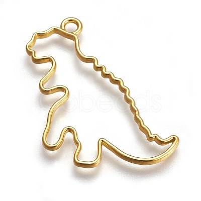 Zinc Alloy Open Back Bezel Pendants PALLOY-WH0039-01G-D-1