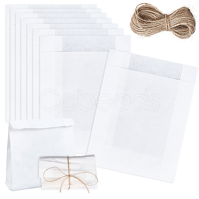 50Pcs Rectangle Paper Baking Bags CARB-SP0001-05A-01-1