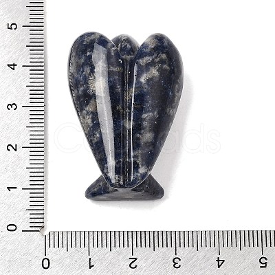 Natural Blue Spot Jasper Angel Figurine DJEW-N006-01A-20-1