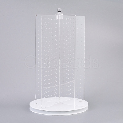 360°Rotating Organic Glass Earring Display Stand EDIS-E025-09-1