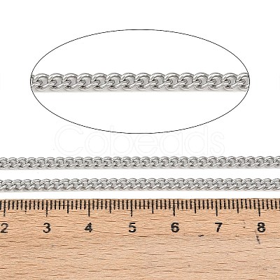 Tarnish Resistant 304 Stainless Steel Curb Chains CHS-R008-05-50m-1