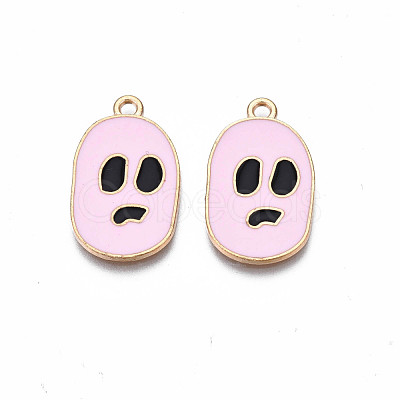 Alloy Enamel Pendants ENAM-S130-21B-1