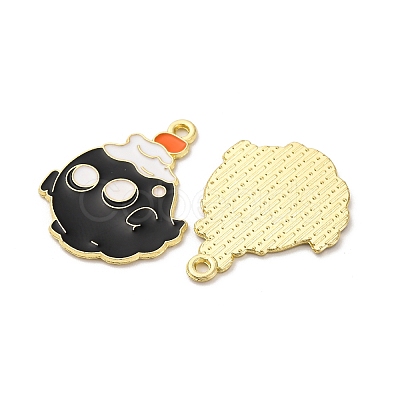 Halloween Alloy Enamel Pendants STAS-I354-01G-C01-1