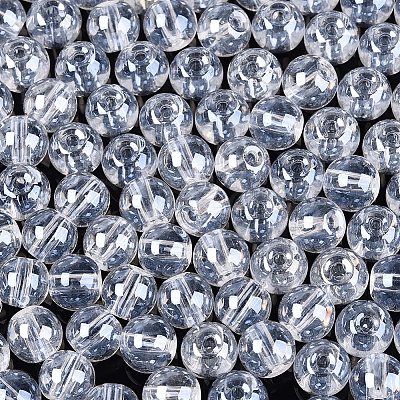 500Pcs Transparent Glass Seed Beads SEED-PA0001-08A-1