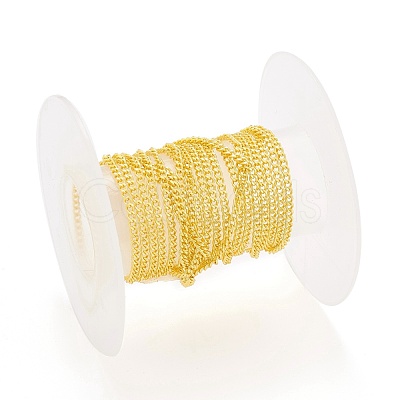 Brass Curb Chains CHC-D030-08G-RS-1