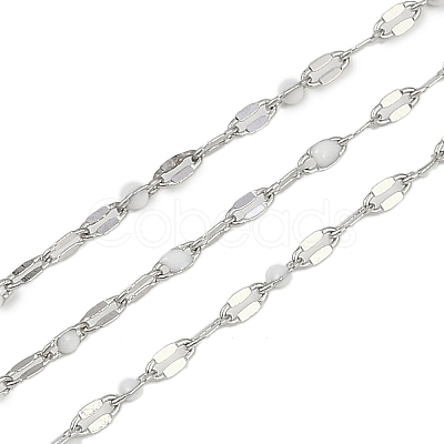 Brass Dapped Chains AJEW-Q153-02P-17-1