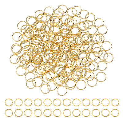 180Pcs 304 Stainless Steel Open Jump Rings STAS-ME0003-45-1