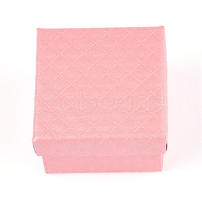 Square Cardboard Ring Boxes LS-CBOX-S020-02-1