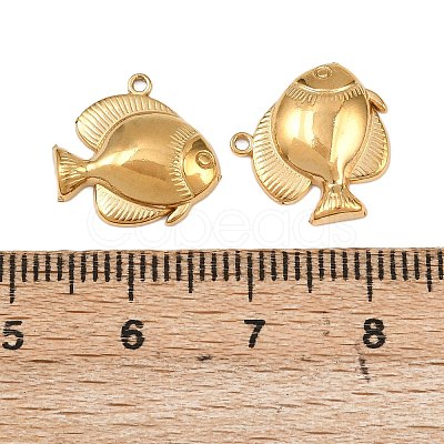 304 Stainless Steel Pendants STAS-A132-06N-G-1