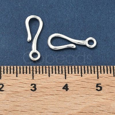 925 Sterling Silver Hook Clasps STER-A050-09A-S-1