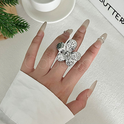 304 Stainless Steel Finger Rings FS-WGE331D-04-1