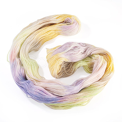 1 Skein Gradient Segment Dyed 80% Wool 20% Acrylic Blended Yarn OCOR-TA0003-02E-1