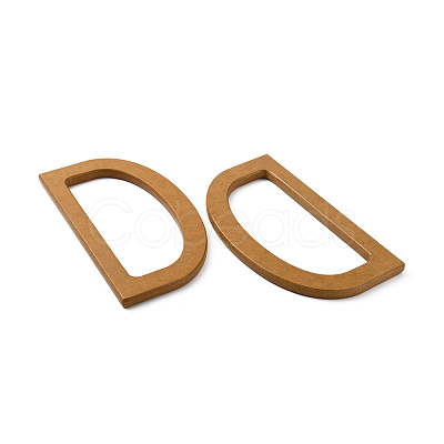 Wooden D-Shaped Bag Handles FIND-WH0005-23B-1