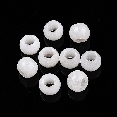 Natural White Jade Beads G-T092-10mm-20-1