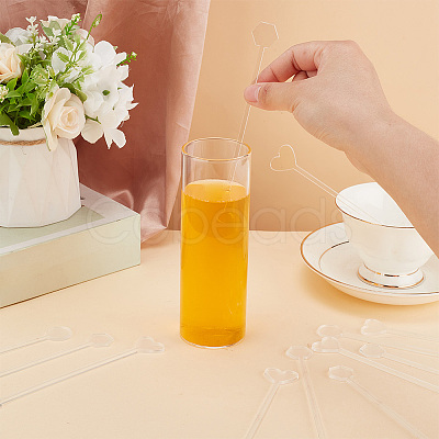 30Pcs 3 Style Transparent Acrylic Stirring Rods TACR-NB0001-30B-1