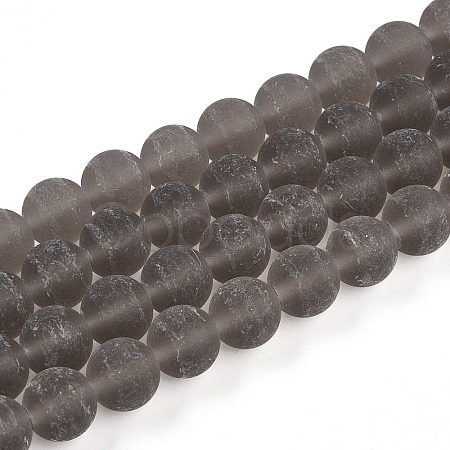 Transparent Glass Beads Strands GLAA-T032-T10mm-MD02-1