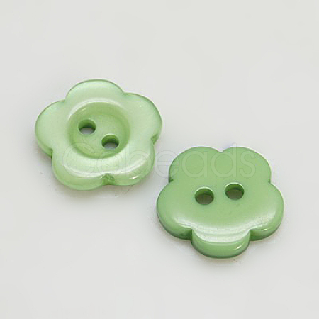 Resin Buttons RESI-D031-15mm-08-1