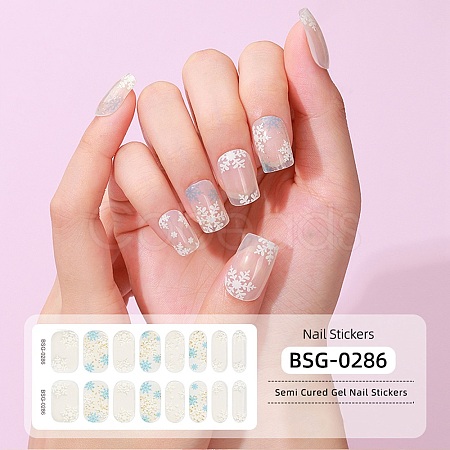 Nail Art Full Cover Nail Stickers MRMJ-YWC0001-BSG-0286-1