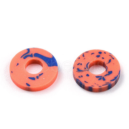 Handmade Polymer Clay Beads CLAY-YW-6.0mm-A40-1