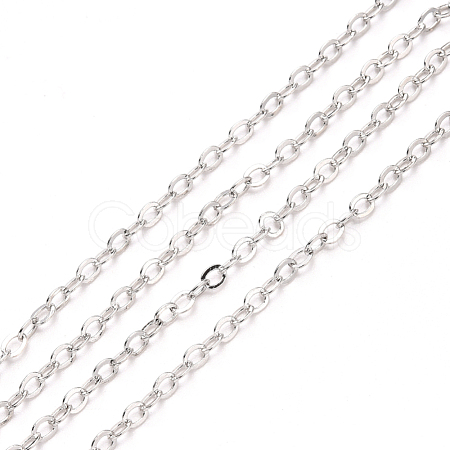 Brass Cable Chains CHC-T008-06B-P-1