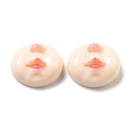 Opaque Resin Decoden Cabochons CRES-Z009-01A-1