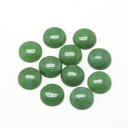 Natural White Jade Cabochons X-G-R416-10mm-08-1