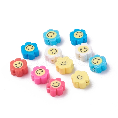Handmade Polymer Clay Beads CLAY-I010-13-1