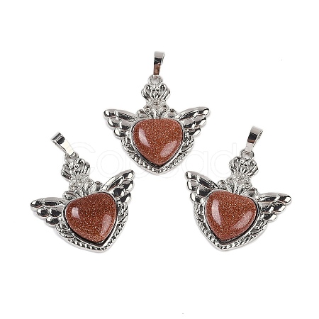 Synthetic Goldstone Pendants G-I366-01P-20-1