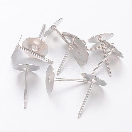 Stud Earring Settings KK-C2900-NFN-1-1