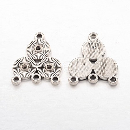Alloy Rhinestone Connector Settings X-EA10684Y-1