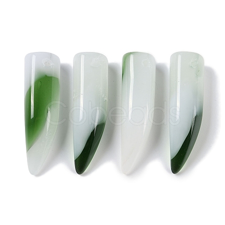 Transparent Spray Painted Glass Pendants GLAA-S202-03D-1