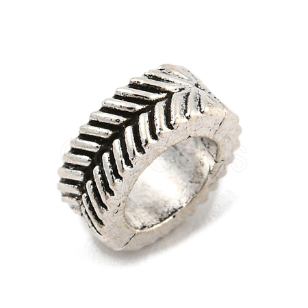 Tibetan Style Alloy European  Beads FIND-M011-24AS-1