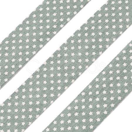 5M Cotton Linen Strar Printed Ribon LS-OCOR-K008-01B-03-1