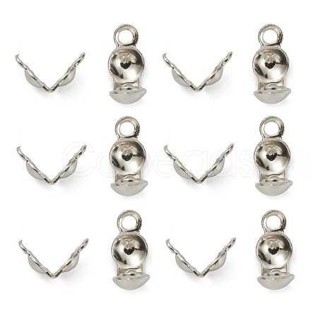 Tarnish Resistant 304 Stainless Steel Bead Tips STAS-G127-06P-1