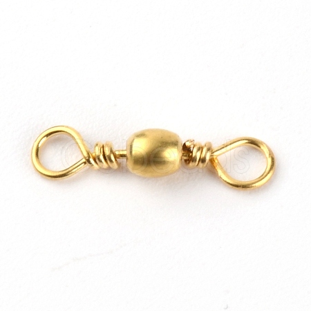 Brass Fishing Rolling Bearing Connector FIND-WH0075-98B-G-1