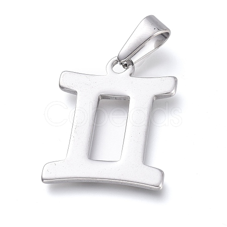 Tarnish Resistant 304 Stainless Steel Pendants X1-STAS-L210-06K-P-1