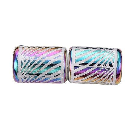 Electroplate Glass Beads EGLA-Q137-01A-N03-1