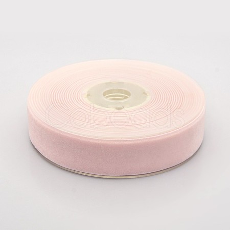 Polyester Velvet Ribbon for Gift Packing and Festival Decoration SRIB-M001-23mm-115-1