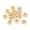 Brass Flat Round Spacer Beads, Real 14K Gold Plated, 4x1.5mm, Hole: 1.5mm