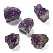 Nuggets Natural Amethyst Geode Crystal Cluster, for Feng Shui Home Ornaments, 36~46x35~38x35~38mm, about 8pcs/500g