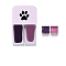 12ml Two Tone Nail Polish, for Nail Art Design, Quick-drying, Nail Art Accessories, Purple, 60x36x18mm