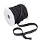 Nylon Ribbon, Underwire Replacement Bra Cover Band Ribbon, for Sewing Accessories, Black, 3/8 inch(10mm), about 27.34 Yards(25m)/Roll