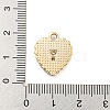 UV Plating Golden Alloy Enamel Pendants PALLOY-D026-03G-02-3