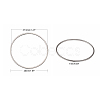 Tarnish Resistant 304 Stainless Steel Linking Ring X-STAS-T047-15C-2